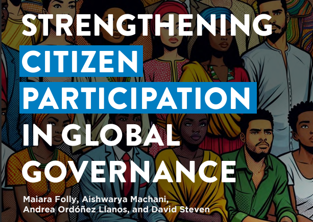 Strengthening citizen participation in global governance